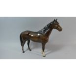 A Beswick Large Hunter, No.1734 in Brown Gloss