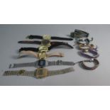 A Collection of Six Vintage Wristwatches, Bracelets etc