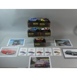 A Set of Five Boxed Atlas Diecast British Touring Cars