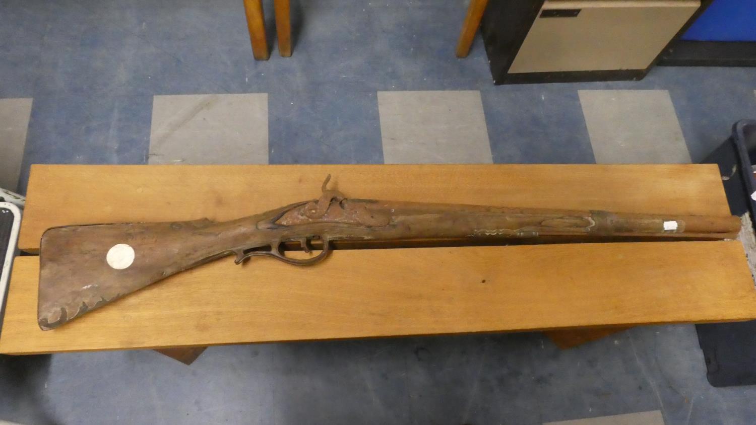 A 19th Century Percussion Cap Rifle in Need of Full Restoration