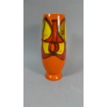 A Poole Delphis Vase, 23.5cm High