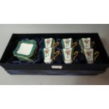 A Boxed Continental Miniature Ceramic Coffee Service