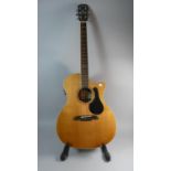 An Alvarez Electro Acoustic Guitar Model AG75CE