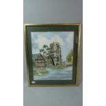 A Framed Watercolour of Loppington Church