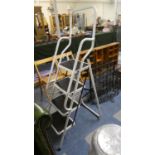 A Metal Framed Four Step Step Ladder