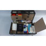 A Mid 20th Century Doctors Case with Inner Drawers and Compartments Containing Medical Items and