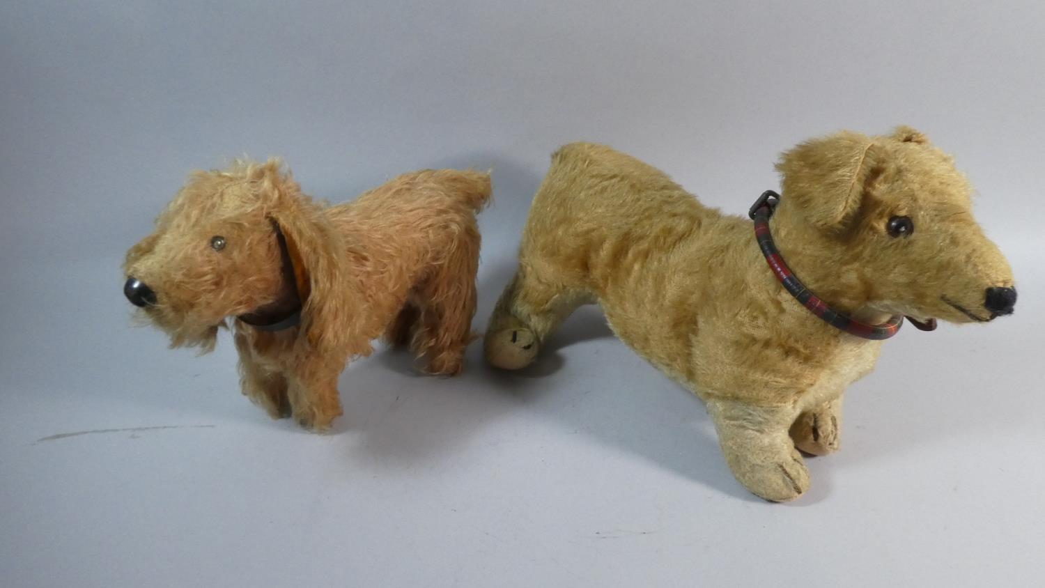 A Vintage Deans Rag Book Terrier, 36cms Long and a Smaller Deans Rag Book Mohair Spaniel, 32cms Long - Image 2 of 7