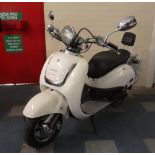 A 2007 Tamoretti 50cc Retro Style Scooter EY57 FWF (Log Book Mislaid but currently with MOT)