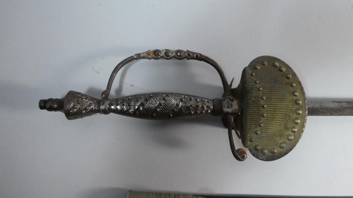 A Late Victorian Court Sword and Leather Scabbard by Cooling and Lawrance and Sons - Image 2 of 4