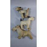 A Collection of Three Vintage Hound Soft Toys including Chiltern, 20cms High