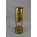 A Welsh Brass Miners Safety Lamp