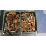 Two Boxes of Vintage Workshop Hand Tools