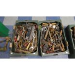 Two Boxes of Vintage Workshop Hand Tools