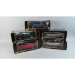 A Collection of Five Maisto Boxed Special Edition Models of Jaguar Motorcars