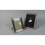 Two Silver Mounted Photoframes, 13.5cm and 11cm High