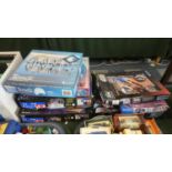 A Collection of Seven 3D and Other Jigsaw Puzzles to Include Star Wars Episode 1 Pod Racing, Lord of