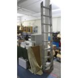 An Aluminium Extending Ladder and a Wallpaper Pasting Table