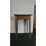 A Modern Rectangular Topped Occasional Table On Tapering Square Supports, 48cm Wide