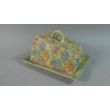 A Chintz Cheese Dish and Cover