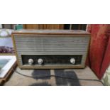 A Vintage Radio, 49cm Wide