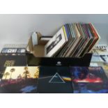 A Box Containing 85 LP Records Plus 2 Box Sets to Include Pink Floyd, Meat Loaf, Queen, Simple