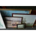 A Collection of Four Various Maritime Prints