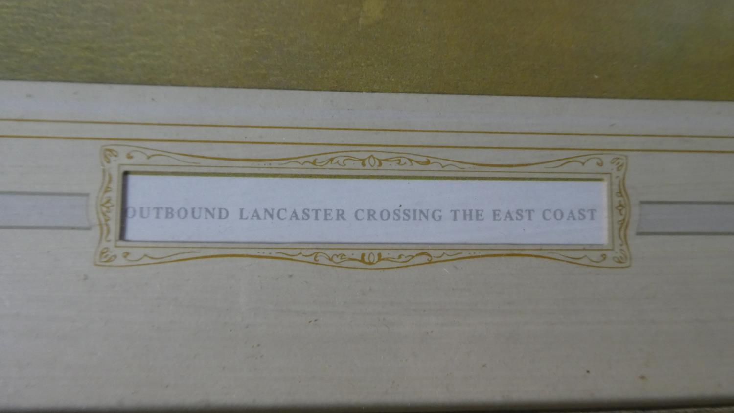 A Pair of Coulson RAF Prints, In the Sunlit Silence and Outbound Lancaster Crossing the East - Image 5 of 5