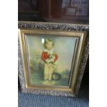 A Gilt Framed Print, Little Lord Fauntleroy