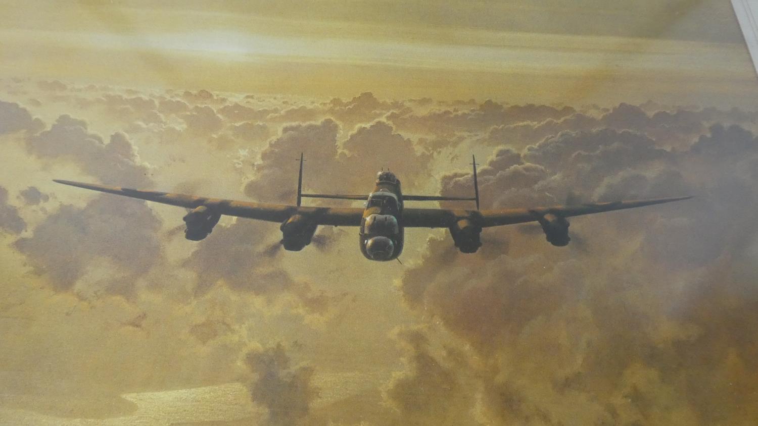 A Pair of Coulson RAF Prints, In the Sunlit Silence and Outbound Lancaster Crossing the East - Image 4 of 5