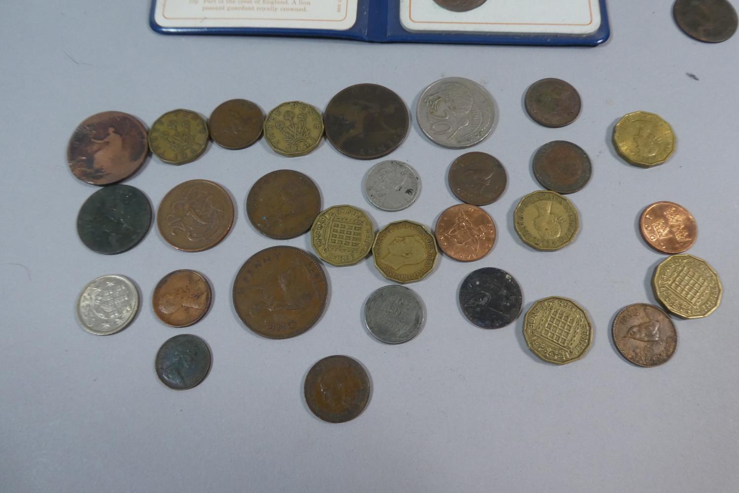 A Tray Containing Various Coins and Medals - Image 2 of 4