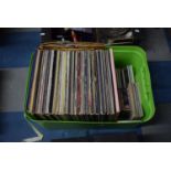 A Box Containing Large Quantity of 33rpm and 78rpm Records, CD's, 45rpm Records, Lps to Include