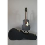 A Martin and Co 000-17 Acoustic Guitar finished in Matt Black, with Rosewood Fingerboard. With
