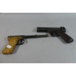Two Vintage Air Pistols, Diana Model No.2 and Webley Senior