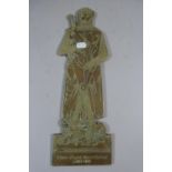 A Reproduction Brass Wall Hanging Plaque, William Marshal Earl of Pembroke, 39cm High