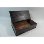 A Vintage Stained Pine Whisky Box Inscribed to Inner, The Whisky of the Good Old Days Teacher-