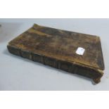 An 18th Century Leather Bound Book The History of the Revolution In Sweden