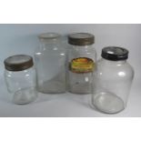 Four Vintage Sweet and Kilner Jars