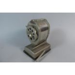 A Vintage Boston 'Vacuum Mount' Desk Top Pencil Sharpener, 13cm High