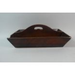 A 19th Century Two Division Cutlery Box, Good Colour