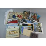 A Tray Containing Late 20th Century Postcards