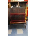 Two Modern Coffee Tables and a 1950's Upholstered Pouffe