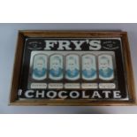 A Reproduction Fry's Chocolate Advertising Mirror, 47cm Wide