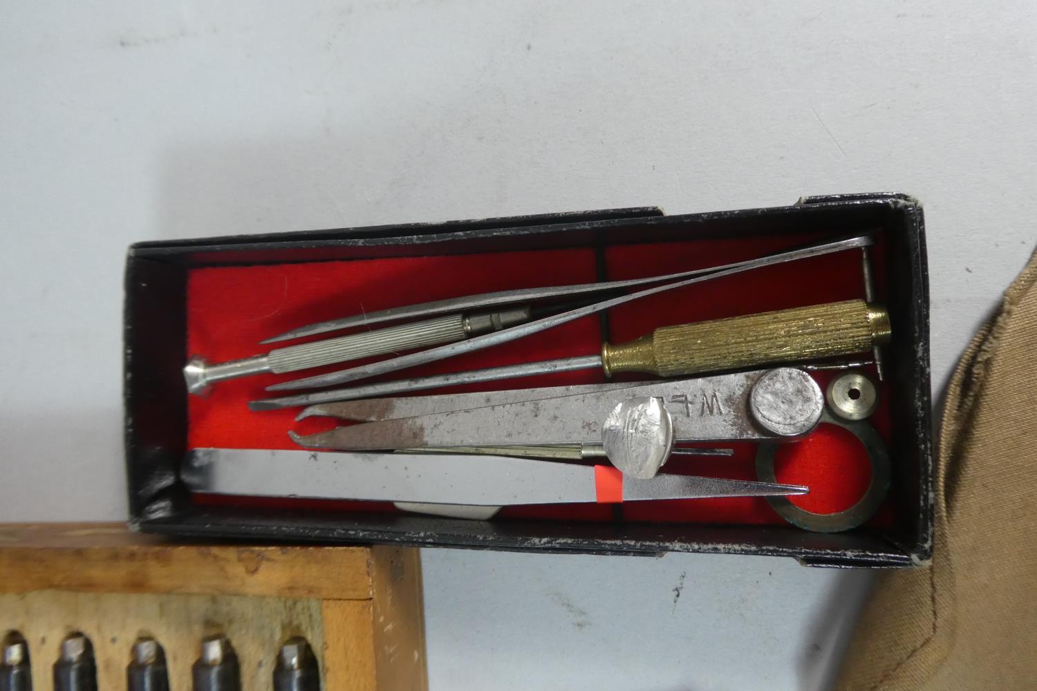 Various Vintage Tools, Drawing Set etc - Image 4 of 4