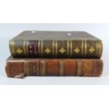 Two Leather and Cloth Bound Volumes, Life of Christ by Fleetwood and The Altar of the Household by