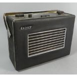 A Vintage Hacker Herald Portable Radio, 31cm Wide