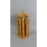 A Mid 20th Century Skittle Game, 31cm high