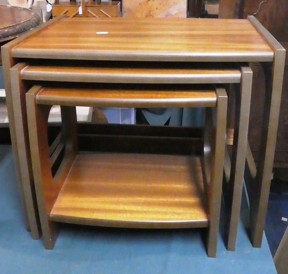 A Nest of Three 1970's Tables