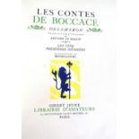 A Bound French Volume Le Contes Du Boccace by Antoine le Macon Vol 1 of 2