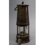 A Protector Lamp and Lighting Company Miner's Safety Lamp in Brass