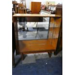 A 1960's Display Cabinet, 91cm Wide